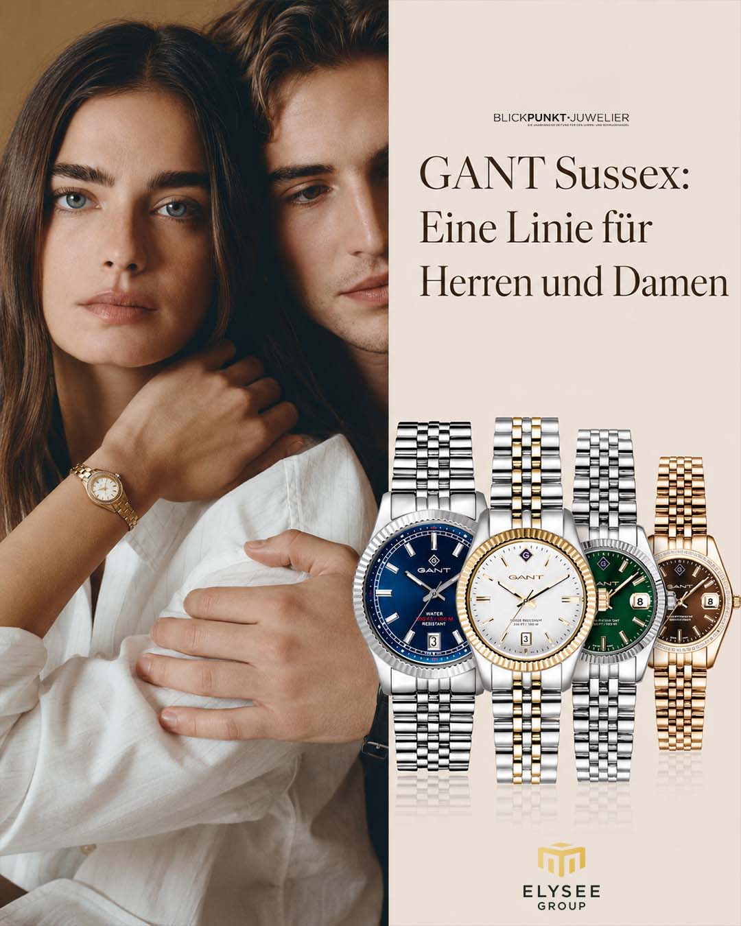 Elysee Group Gant Damenuhren Herrenuhren