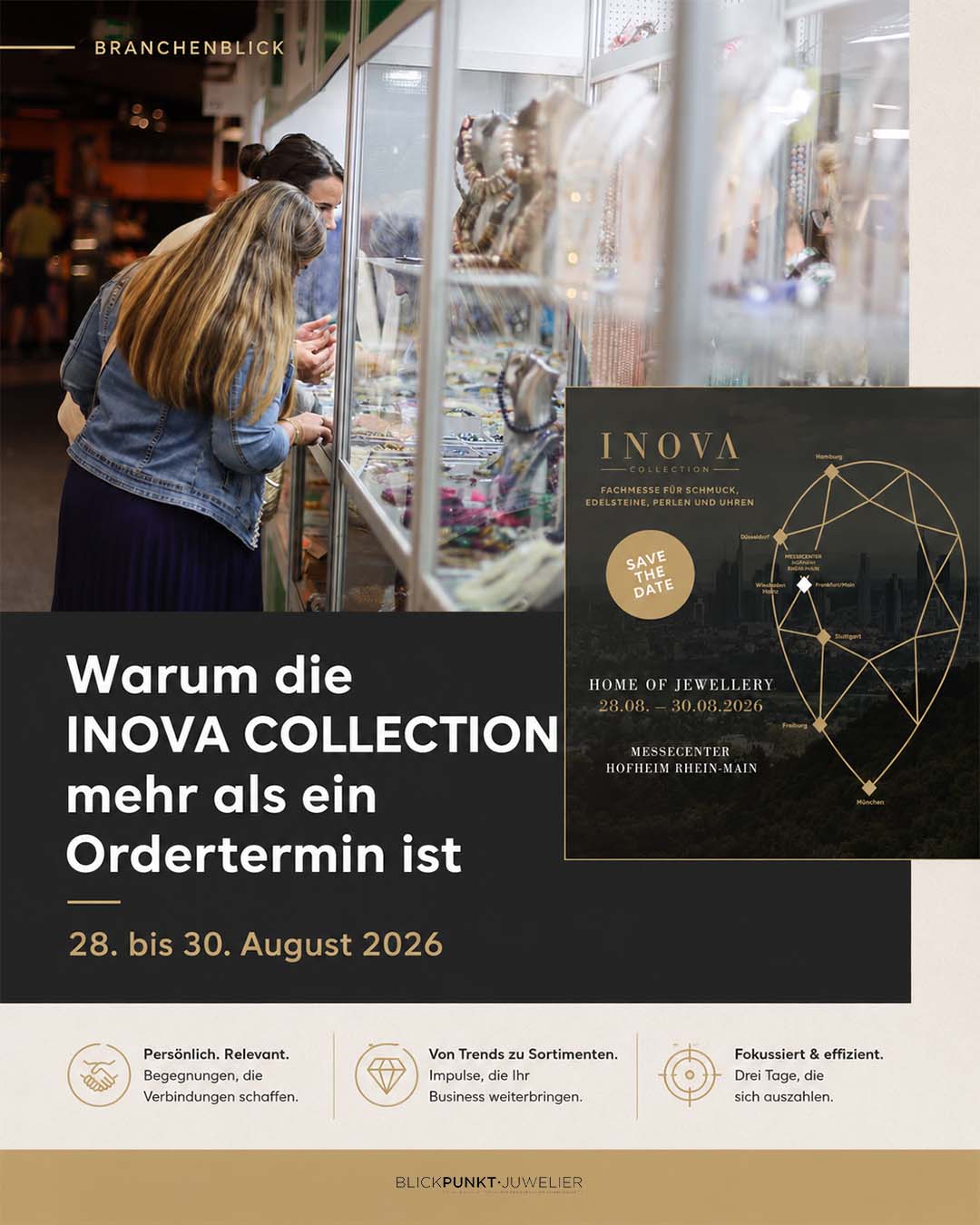 Inova Collection 2026 Info Juweliere Branche Schmuck Uhren Messe