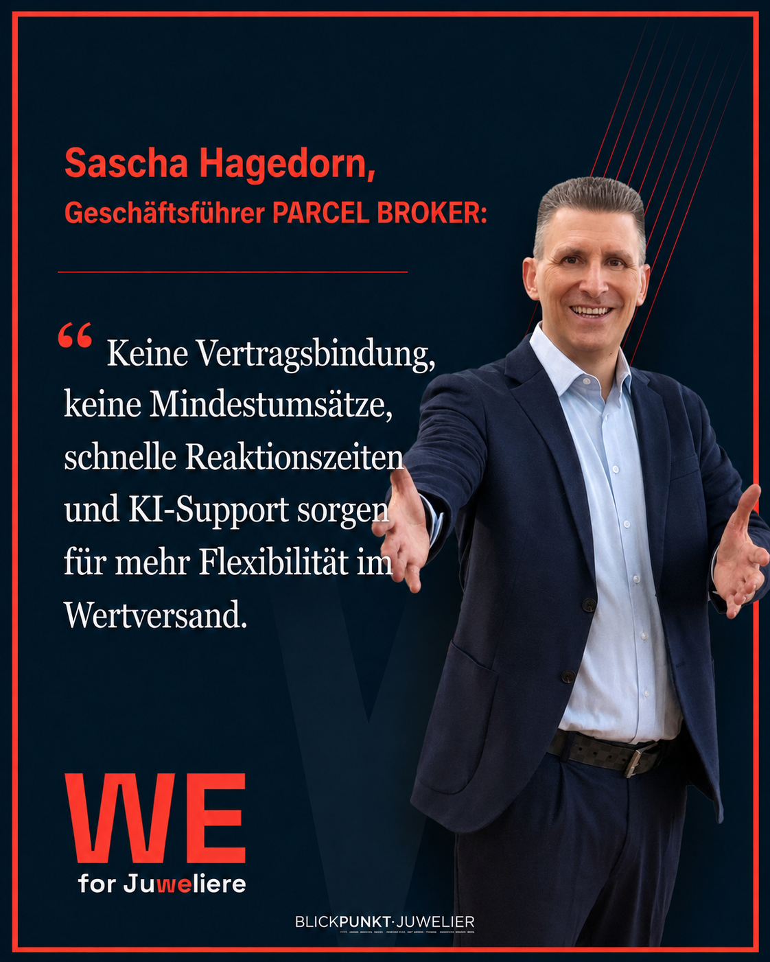 Parcel Broker Sascha Hagedorn WE for Juweliere