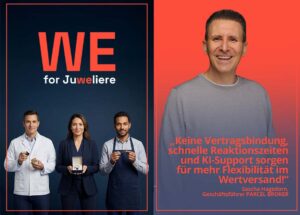 Parcel Broker WE for Juweliere Hagedorn