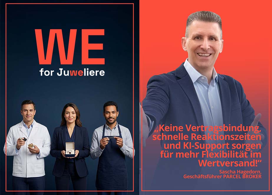 Parcel Broker WE for Juweliere neu