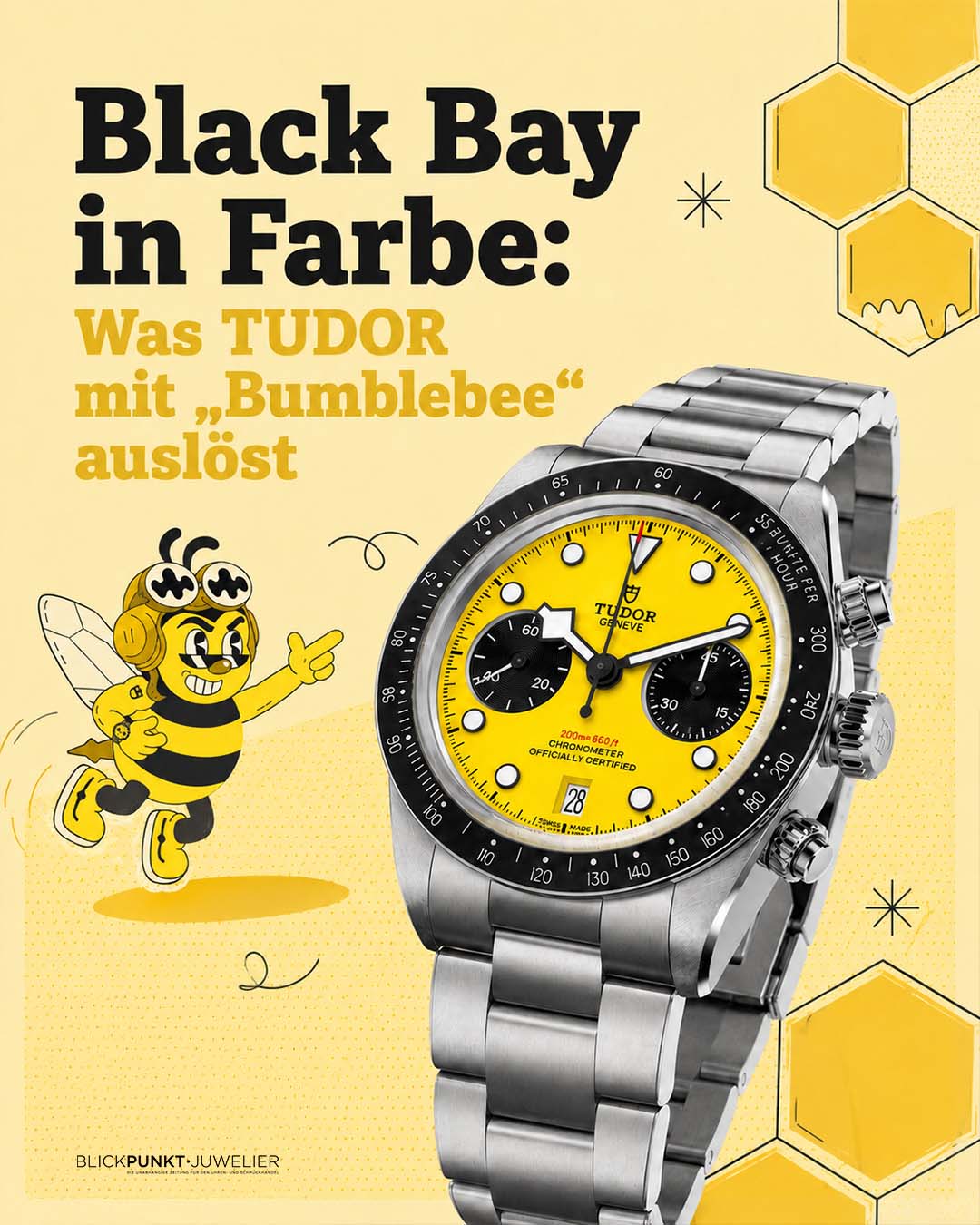 Tudor Black Bay Chrono Bumblebee Info BPJ
