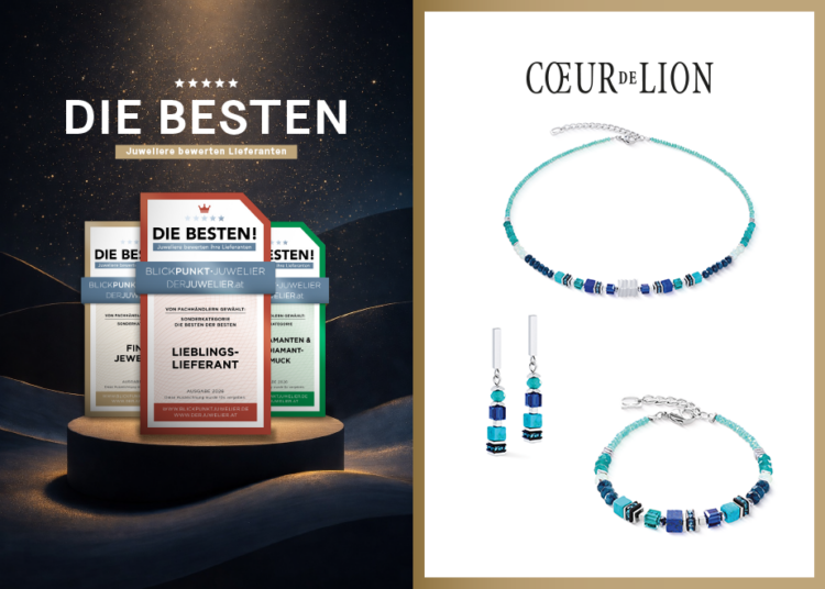 DIE BESTEN 2026: Coeur de Lion überzeugt bei Schmuck, Service und POS