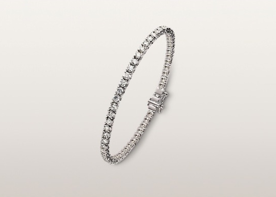 Klassisch interpretiertes Tennis-Armband von Mandana