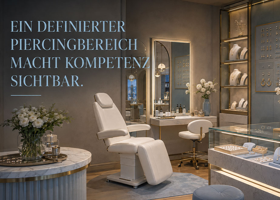 Piercing braucht Raum: Die 6 Elemente des perfekten Piercingplatzes