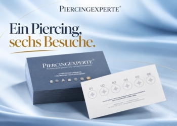Ein Piercing, sechs Besuche: Piercingexperte Sammelpass