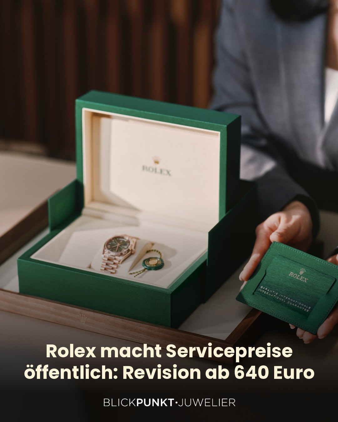 Rolex macht Servicepreise öffentlich: Revision ab 640 Euro