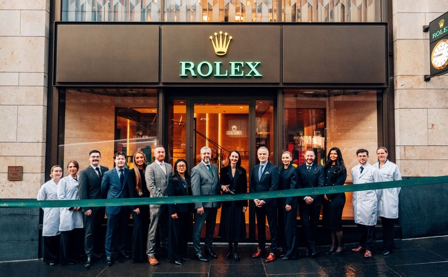 Eröffnung der erweiterten Rolex-Boutique in der Buchanan Street in Glasgow.