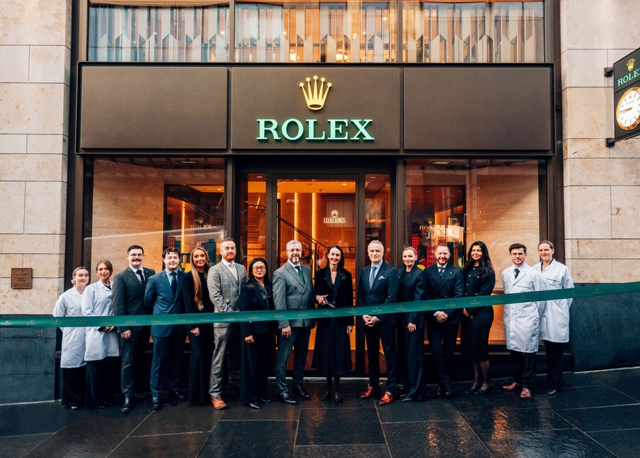Eröffnung der erweiterten Rolex-Boutique in der Buchanan Street in Glasgow.