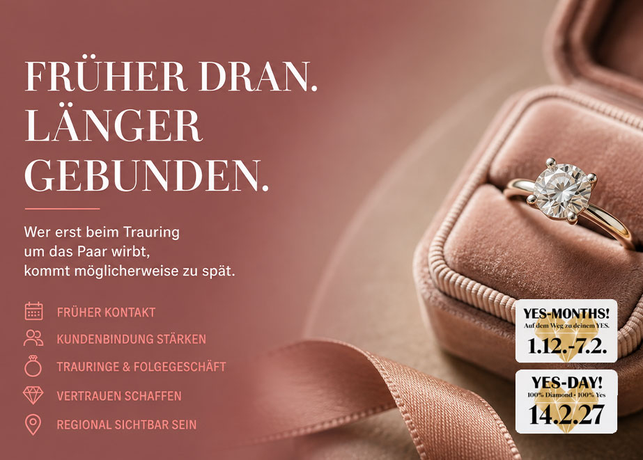 Der Verlobungsring öffnet die Umsatzkette